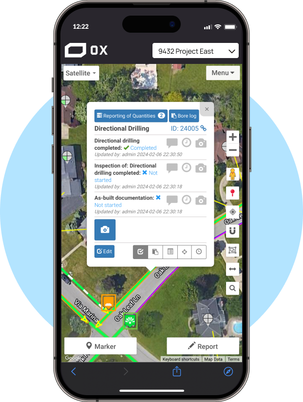 Document Drill shots from you phone or tablet.